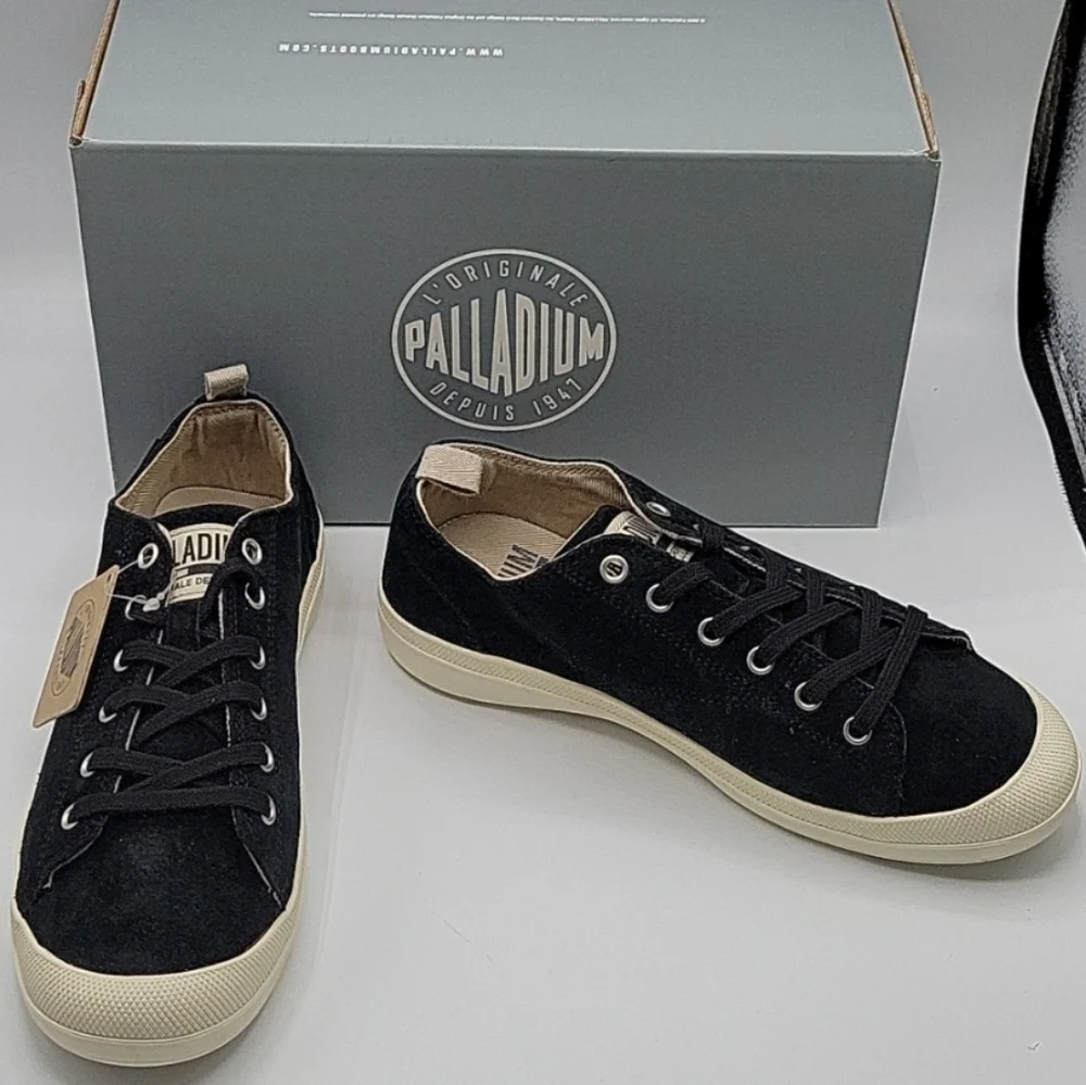 PALLADIUM Wander Lace Sue suede Sneakers Black 7